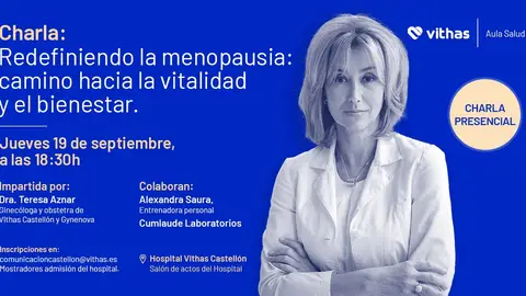 El Hospital Vithas Castellón organiza un Aula Salud que aborda la menopausia El Hospital Vithas Castellón organiza un Aula Salud que aborda la menopausia