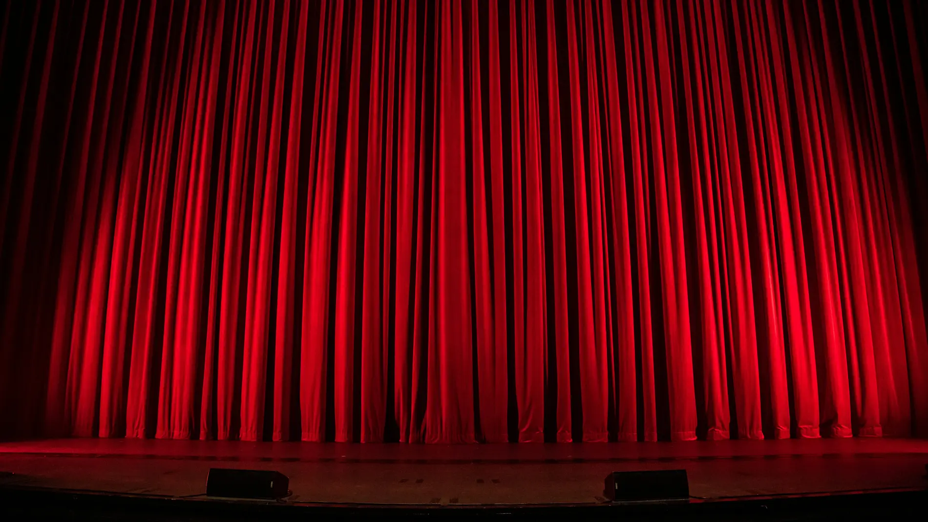 Imagen de recurso de un telón de teatro Imagen de recurso de un telón de teatro