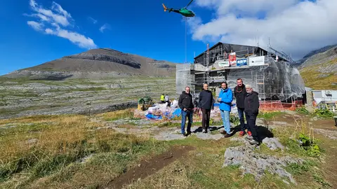 El refugio de Góriz, en Ordesa, culminará este otoño sus obras de ampliación El refugio de Góriz, en Ordesa, culminará este otoño sus obras de ampliación