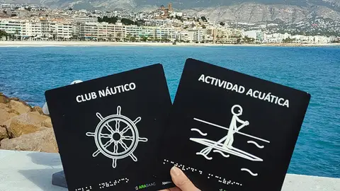 Altea llegará a los 500 pictogramas en braille antes de fin de año para señalizar lugares de interés en el municipio Altea llegará a los 500 pictogramas en braille antes de fin de año para señalizar lugares de interés en el municipio