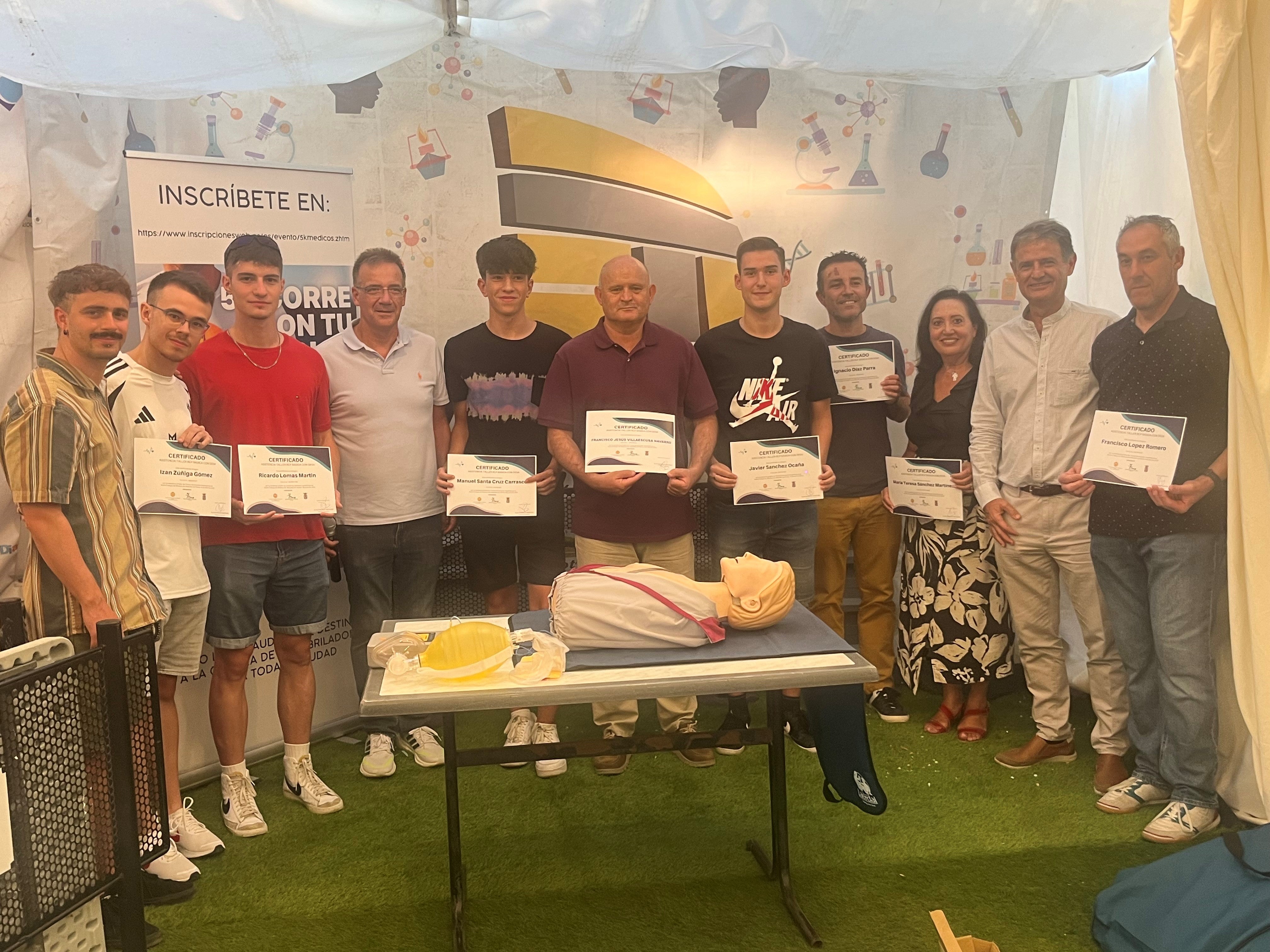 Los árbitros del IMD han sido formados en técnicas de RCP Los árbitros del IMD han sido formados en técnicas de RCP