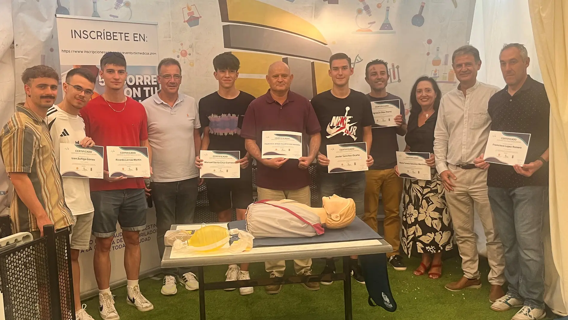 Los árbitros del IMD han sido formados en técnicas de RCP Los árbitros del IMD han sido formados en técnicas de RCP