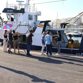 Rodaje en el puerto de Villajoyosa Rodaje en el puerto de Villajoyosa