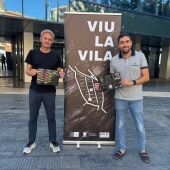 El concejal de Cultura, Vicente Blai, y el director del festival Viu la Vila, Tomás Ibáñez. 