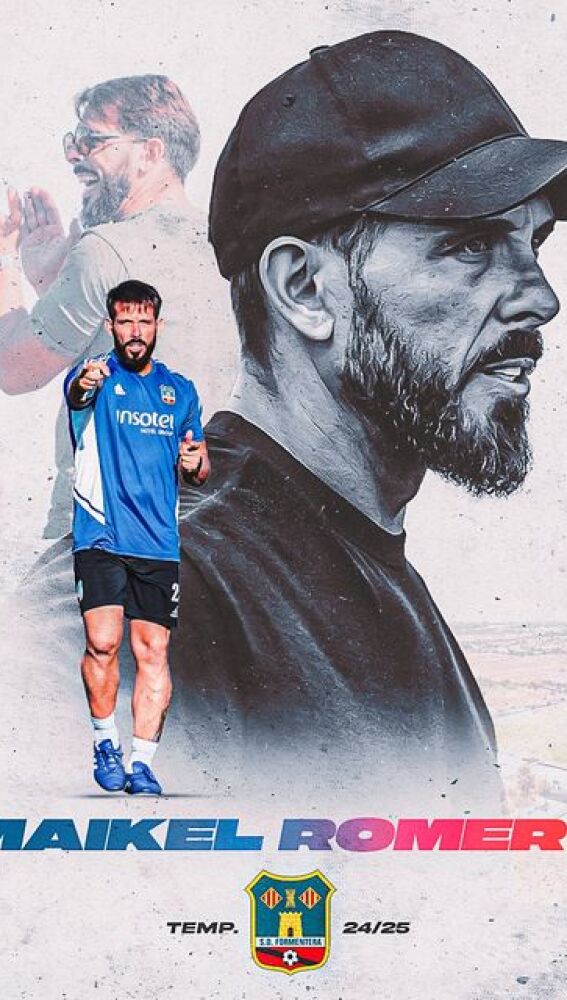 Maikel Romero, entrenador de la SD Formentera