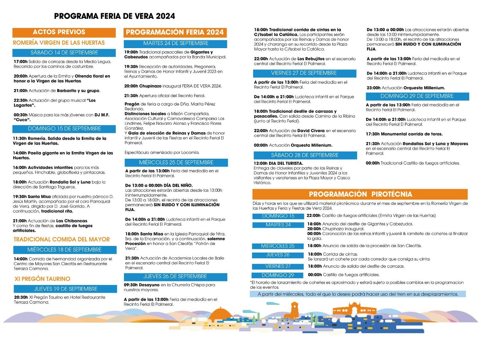 Fiestas de San Cleofás en Vera Fiestas de San Cleofás en Vera