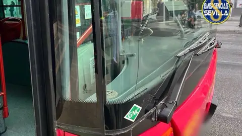 Imagen del autobús involucrado en el accidente Imagen del autobús involucrado en el accidente