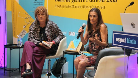 La periodista Isabel Muntané i la doctora Blanca Coll-Vinent La periodista Isabel Muntané i la doctora Blanca Coll-Vinent