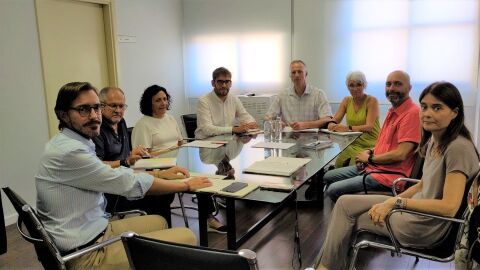 Reuni&oacute;n infraestructuras educativas en Alzira