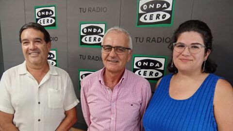 Manuel Rocamora, Javier Puebla y Mar&iacute;a Cancillo