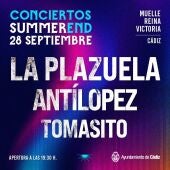 Cartel del ciclo de conciertos municipales
