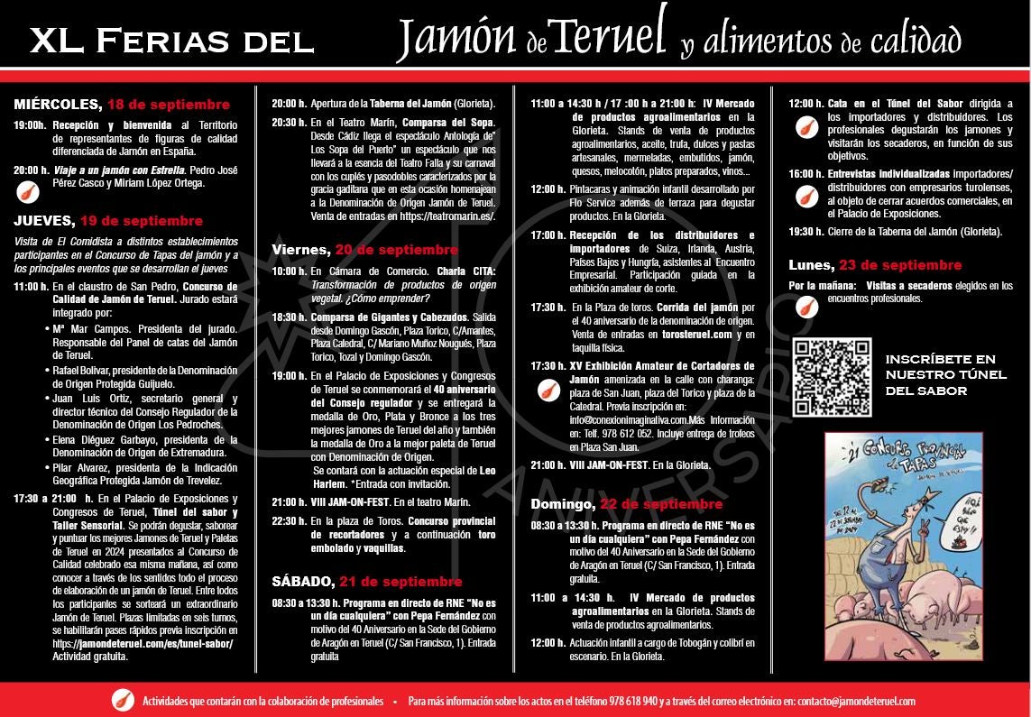 Todo preparado para la XL Feria del Jamón de Teruel Todo preparado para la XL Feria del Jamón de Teruel