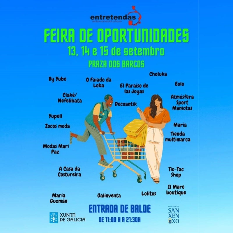 Entretendas abre una nueva feria de oportunidades en Sanxenxo Entretendas abre una nueva feria de oportunidades en Sanxenxo