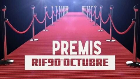 Cartel oficial de los Premis RIF 9 d'Octubre