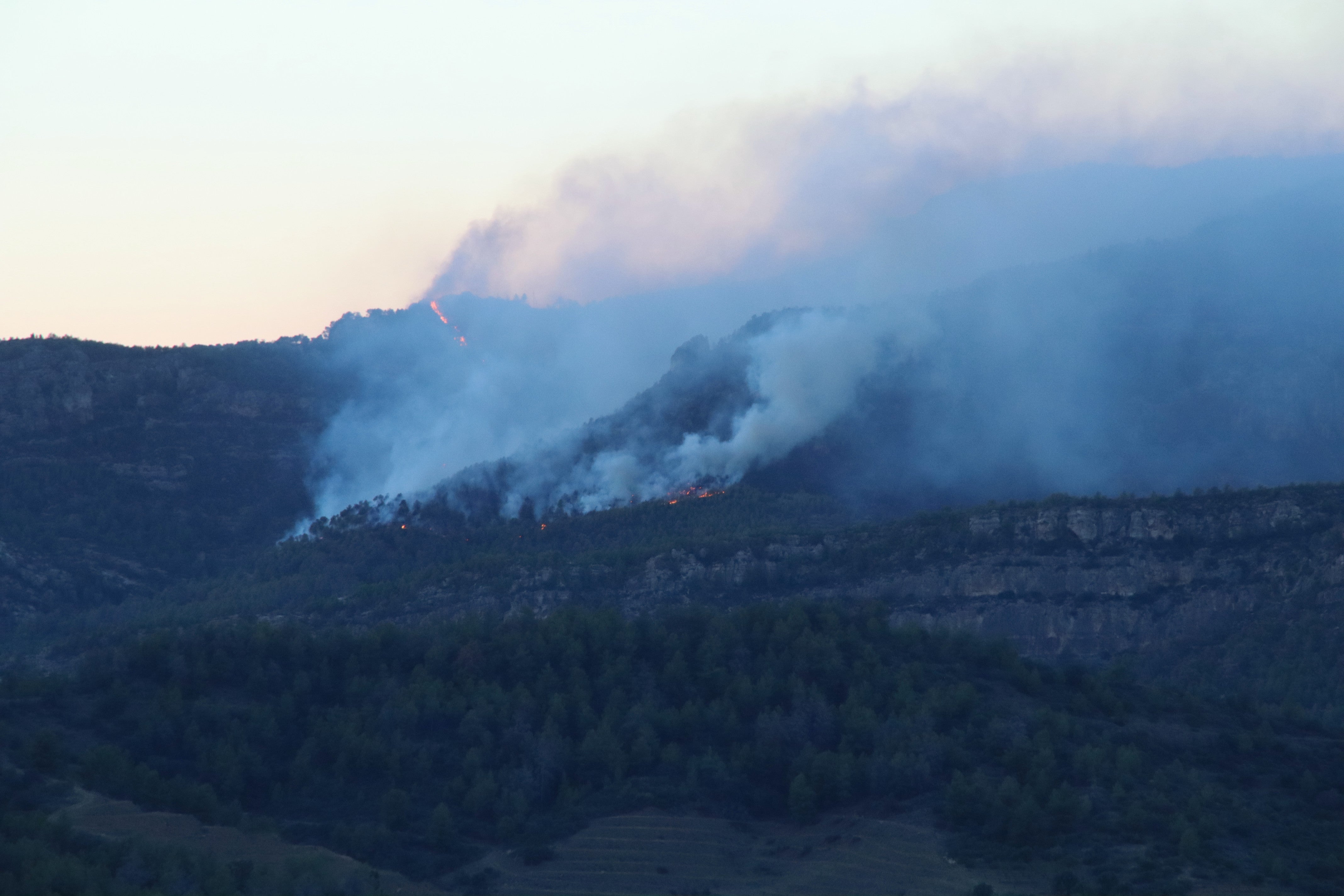 Més optimisme amb els incendis del Priorat Més optimisme amb els incendis del Priorat