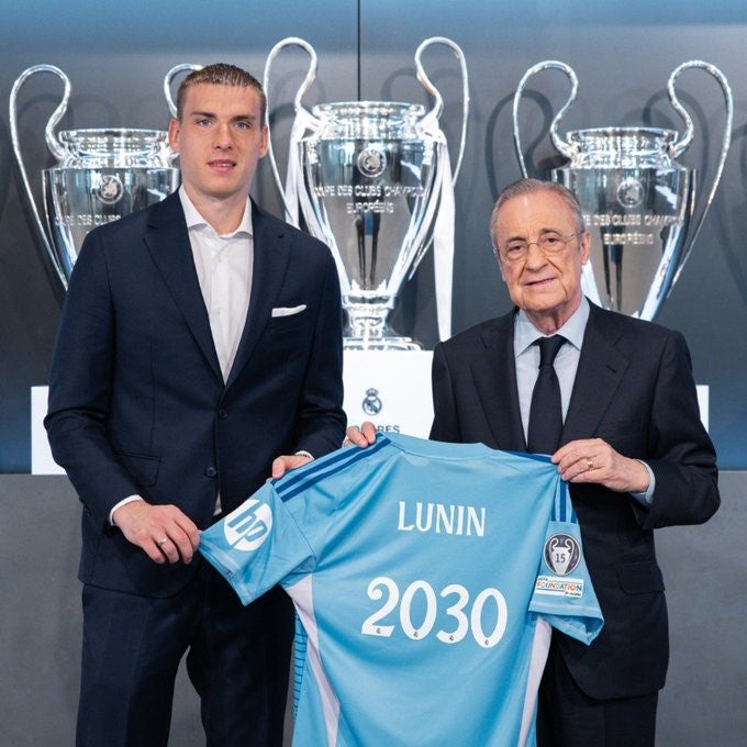 Lunin renueva su contrato con el Real Madrid hasta 2030 Lunin renueva su contrato con el Real Madrid hasta 2030
