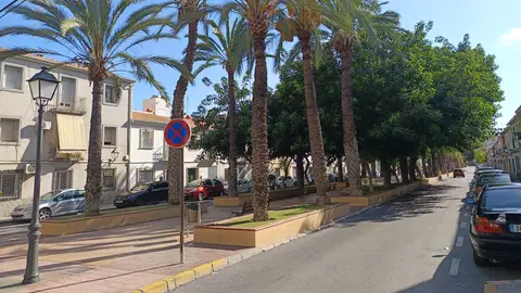 Calle Obispo Barrachina de Elche. Calle Obispo Barrachina de Elche.