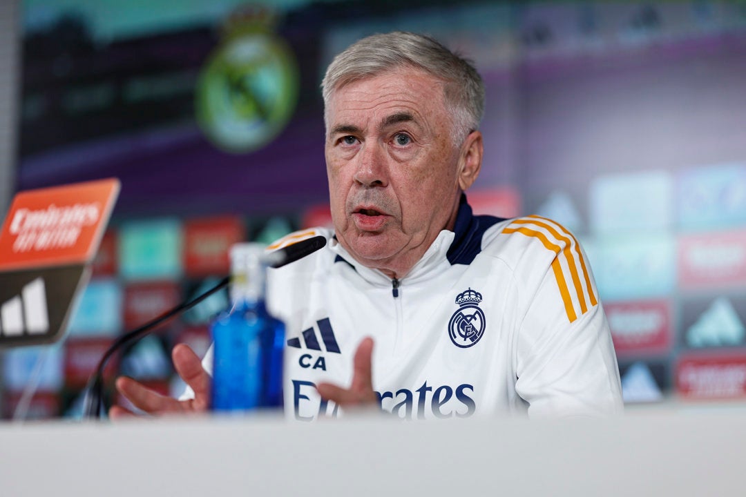 Ancelotti: "Vinícius no está en su mejor versión" Ancelotti: "Vinícius no está en su mejor versión"