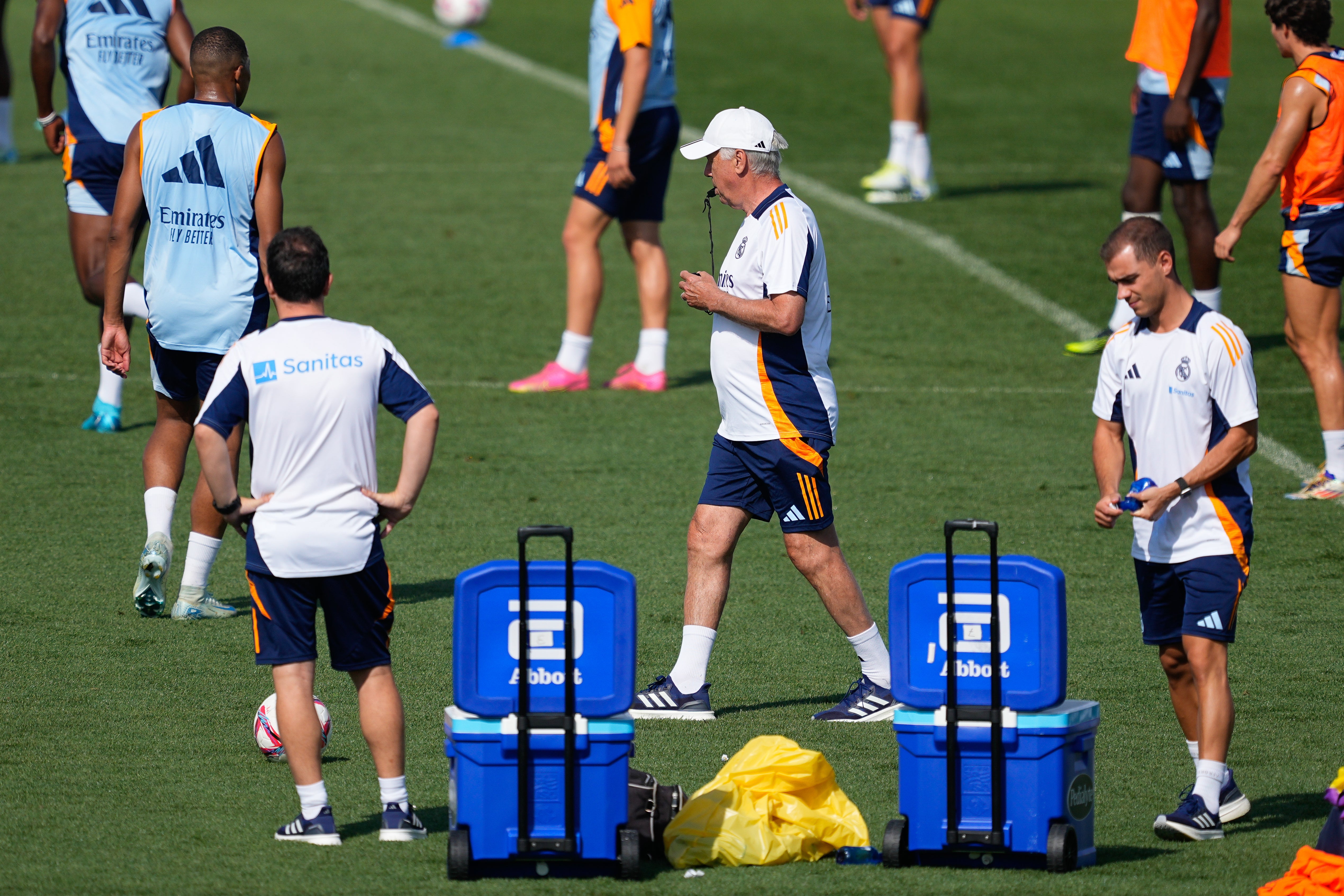 Ancelotti recupera efectivos para visitar a la Real Ancelotti recupera efectivos para visitar a la Real