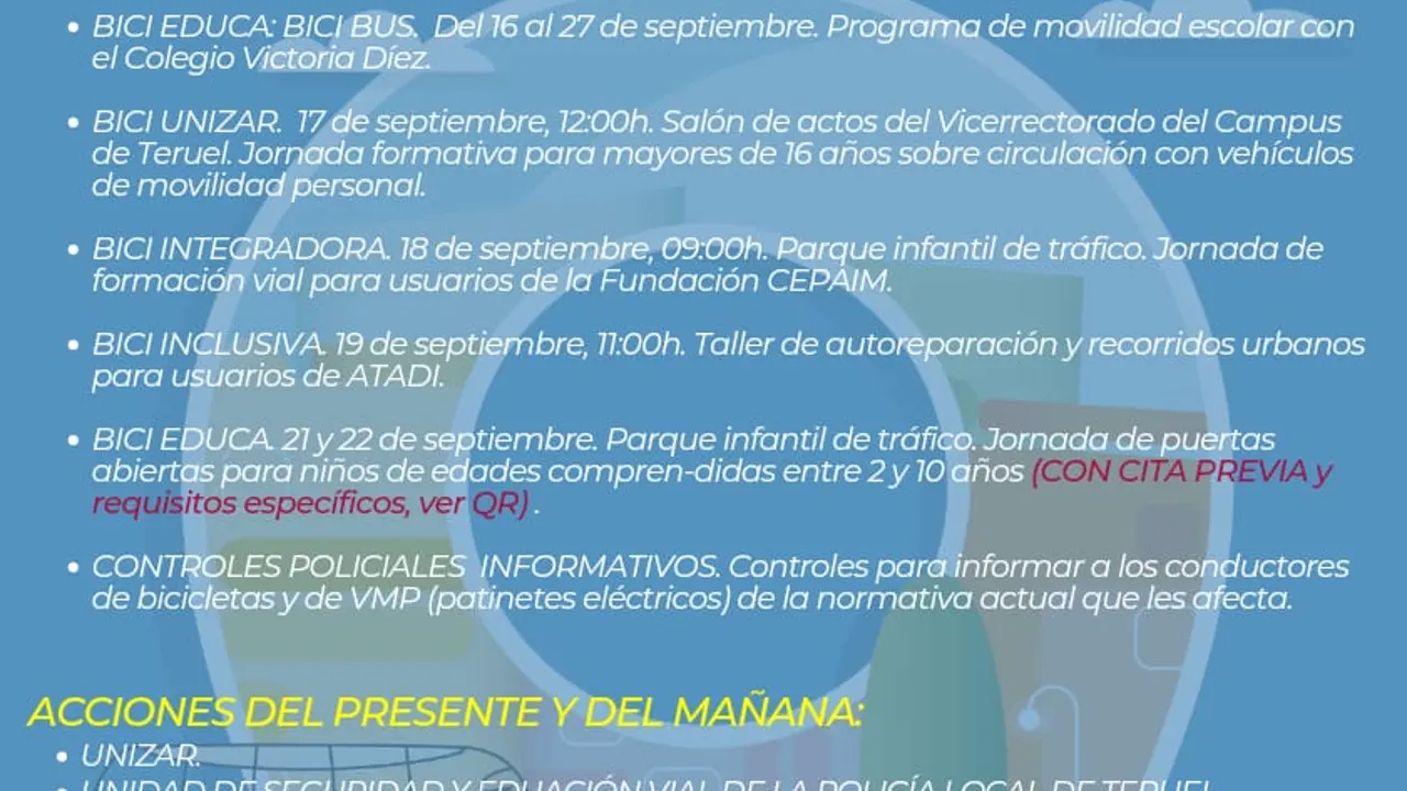 Programa de la Semana Europea de la Movilidad