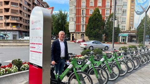 Bicilog, una apuesta por la movilidad sostenible en Logro&ntilde;o con 50 bicicletas el&eacute;ctricas y 250 convencionales