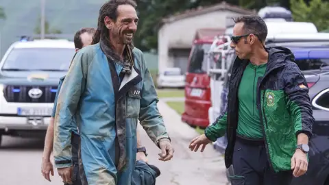 Uno de los dos espeleólogos perdidos en la cueva de Soba - ARCHIVO Uno de los dos espeleólogos perdidos en la cueva de Soba - ARCHIVO
