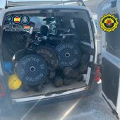 Robo de material de gimnasio en La Nucía