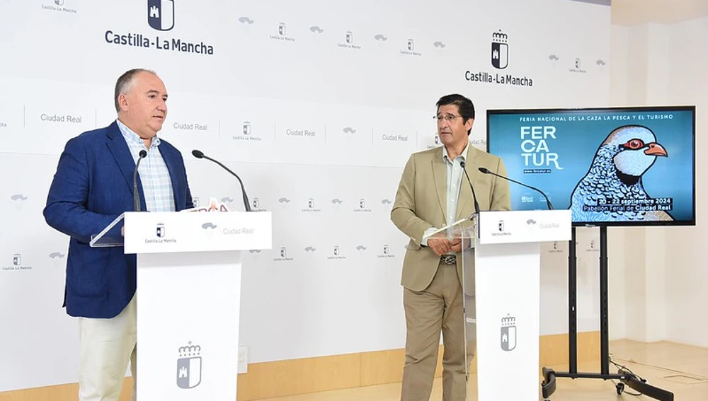 Carlos Marín y José Manuel Caballero durante la rueda de prensa Carlos Marín y José Manuel Caballero durante la rueda de prensa