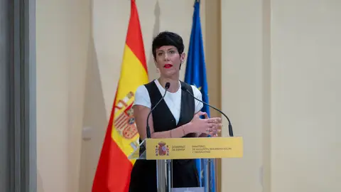 La ministra de Inclusión, Elma Saiz, durante la presentación de la nueva aplicación de la Seguridad Social La ministra de Inclusión, Elma Saiz, durante la presentación de la nueva aplicación de la Seguridad Social