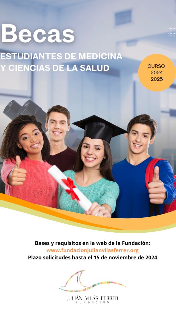 La fundación Julián Vilás Ferrer convoca sus Becas a Estudiantes deMedicina y de Ciencias de la salud para el curso 2024/2025