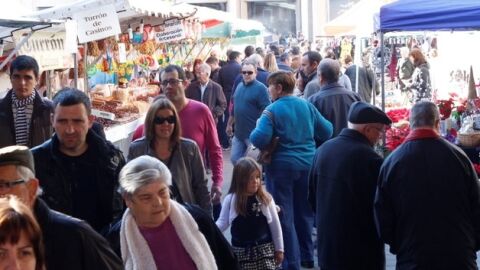 Imagen de archivo de la feria de Santa Catalina de Vila-real. 