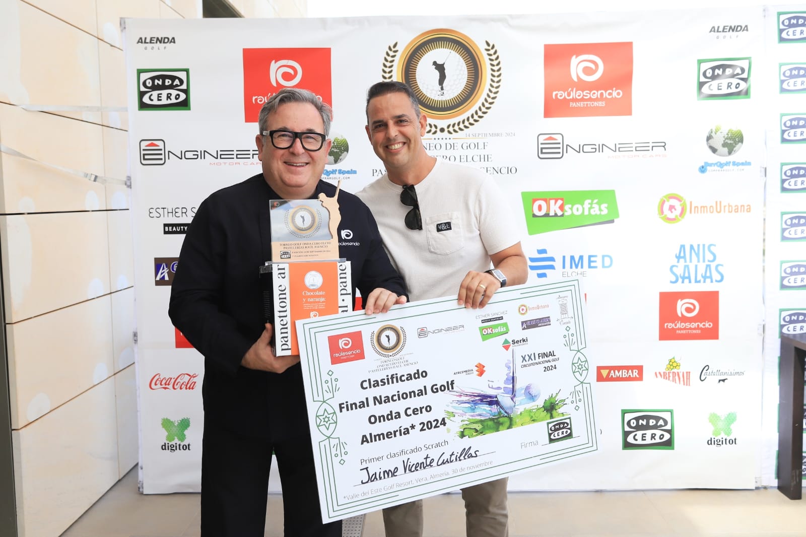 Éxito de participación en el X torneo de golf Onda Cero Elche ‘Pastelerías Raúl Asencio' Éxito de participación en el X torneo de golf Onda Cero Elche ‘Pastelerías Raúl Asencio'