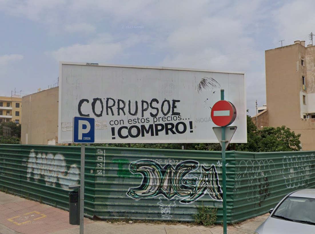 El juez archiva la querella presentada por el PSPV contra las pintadas de CORRUPSOE Y GOLPSPOE El juez archiva la querella presentada por el PSPV contra las pintadas de CORRUPSOE Y GOLPSPOE