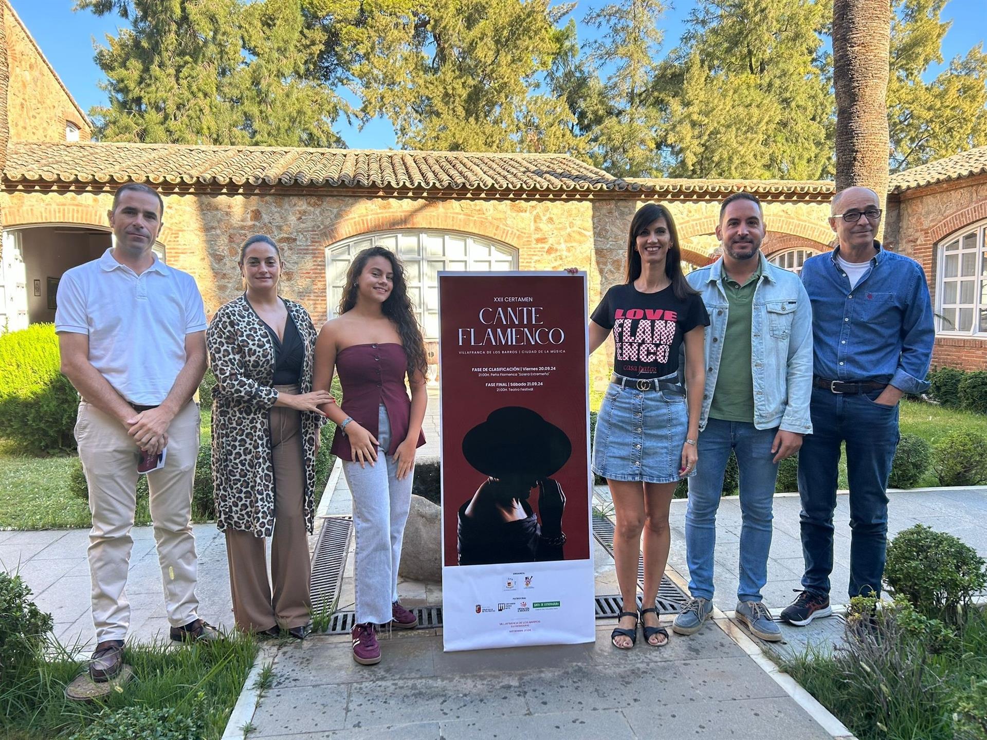 Villafranca de los Barros celebrará el 20 y 21 de septiembre el XVII Certamen de Cante Flamenco "Ciudad de la Música" Villafranca de los Barros celebrará el 20 y 21 de septiembre el XVII Certamen de Cante Flamenco "Ciudad de la Música"