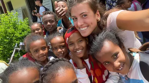 Ruth González de voluntariado Ruth González de voluntariado