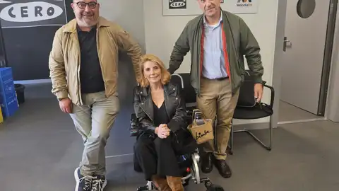 Yolanda Vida, Celestino Álvarez y Cosme Marina Yolanda Vida, Celestino Álvarez y Cosme Marina