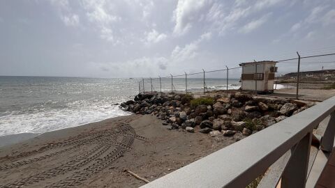 Espig&oacute;n de la frontera del Tarajal, Ceuta