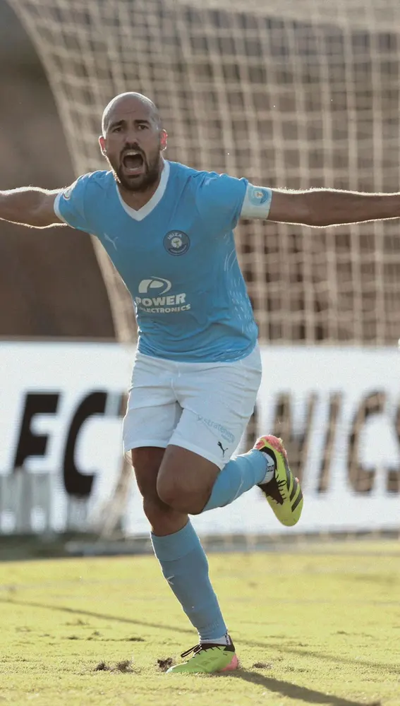 Unai Medina fue el autor del gol celeste Unai Medina fue el autor del gol celeste