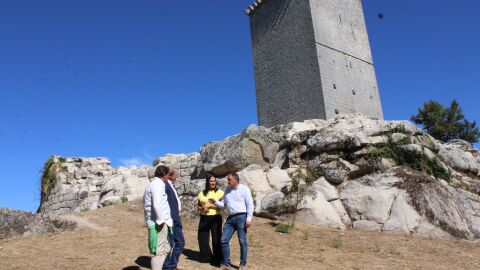 Limpan o entorno dos castelos da Limia