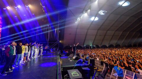 Imagen del concierto de Melendi