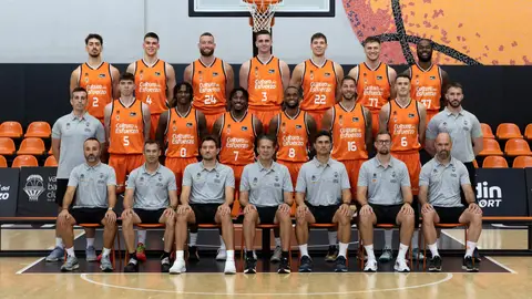 Foto Oficial de Valencia BAsket 24-25 Foto Oficial de Valencia BAsket 24-25