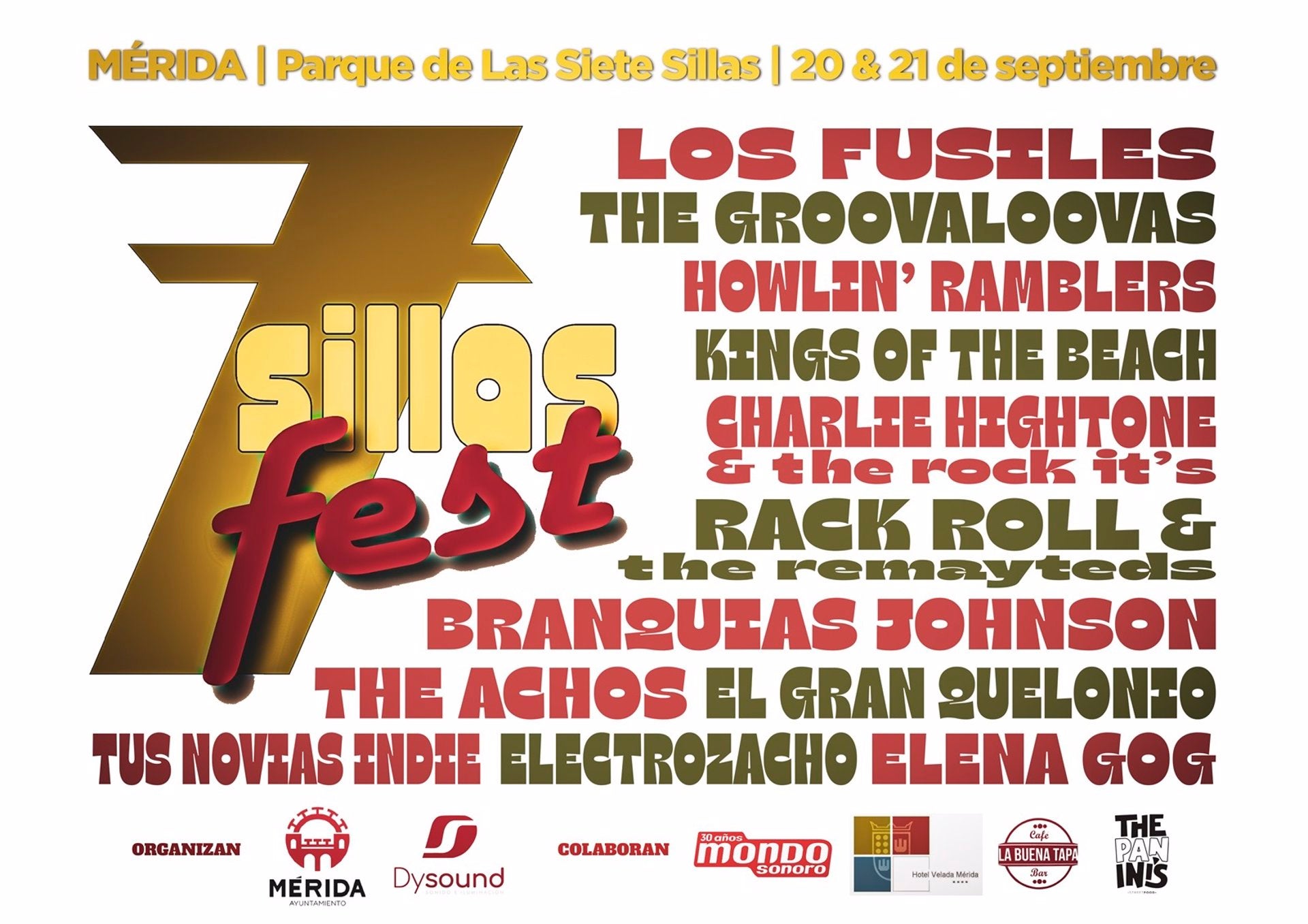El 7 Sillas Fest se celebra este fin de semana en Mérida con la participación de grupos nacionales y bandas extremeñas El 7 Sillas Fest se celebra este fin de semana en Mérida con la participación de grupos nacionales y bandas extremeñas
