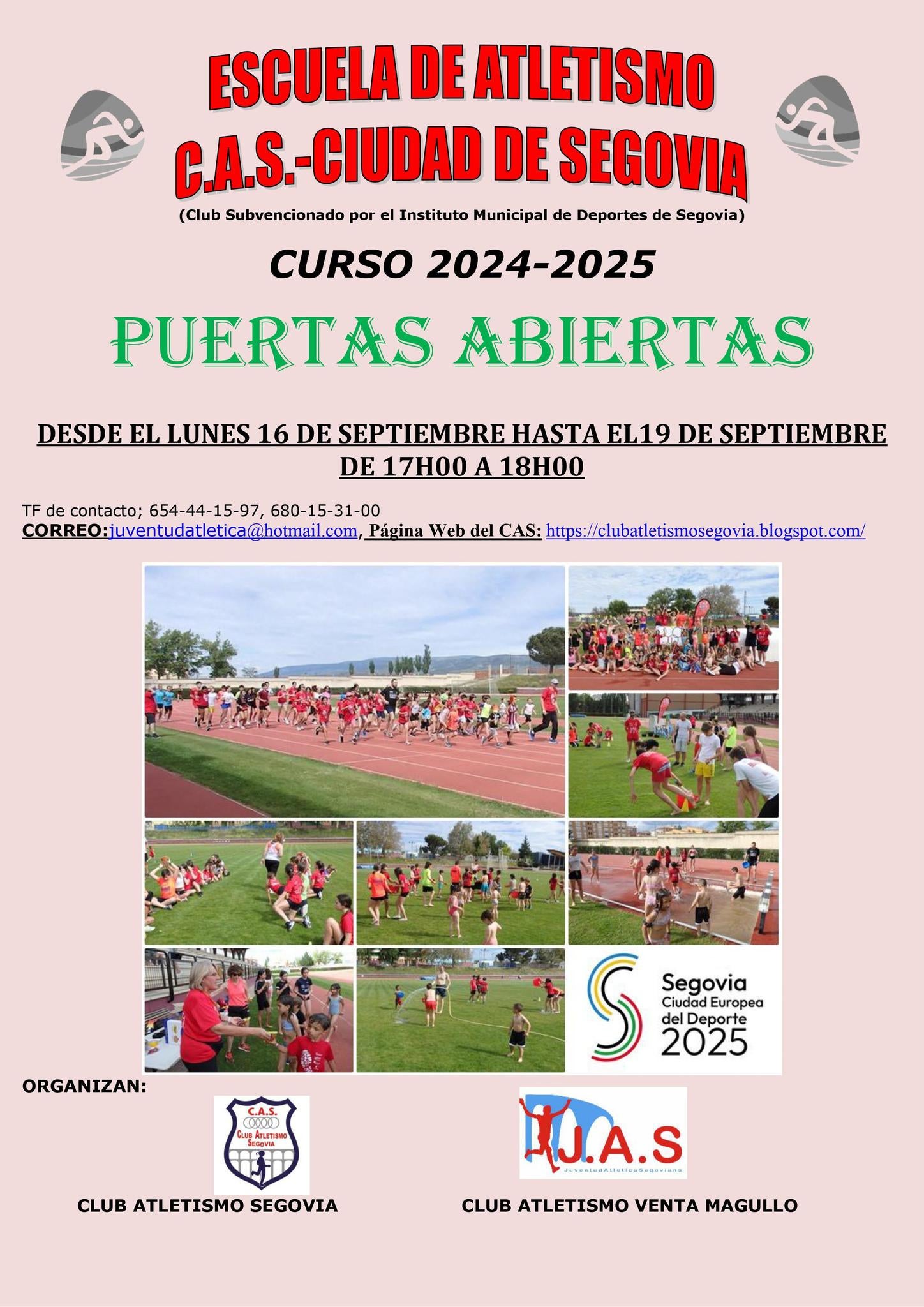 Jornadas de Puertas abiertas en el CAS y el Venta Magullo Jornadas de Puertas abiertas en el CAS y el Venta Magullo