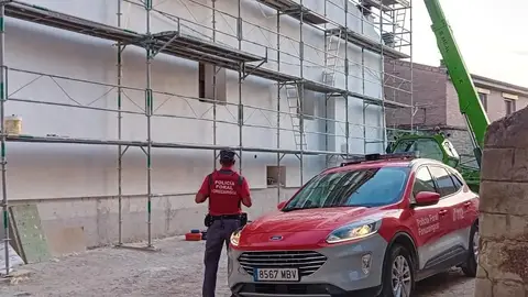 Lugar donde ha tenido lugar el accidente laboral en Lumbier Lugar donde ha tenido lugar el accidente laboral en Lumbier