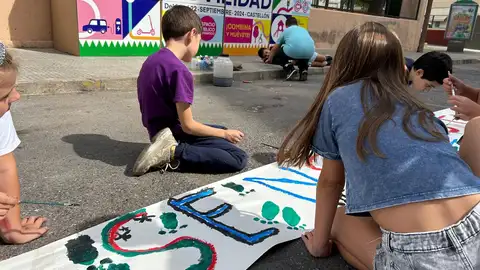 Una escuela celebra la semana europea de la movilidad Una escuela celebra la semana europea de la movilidad