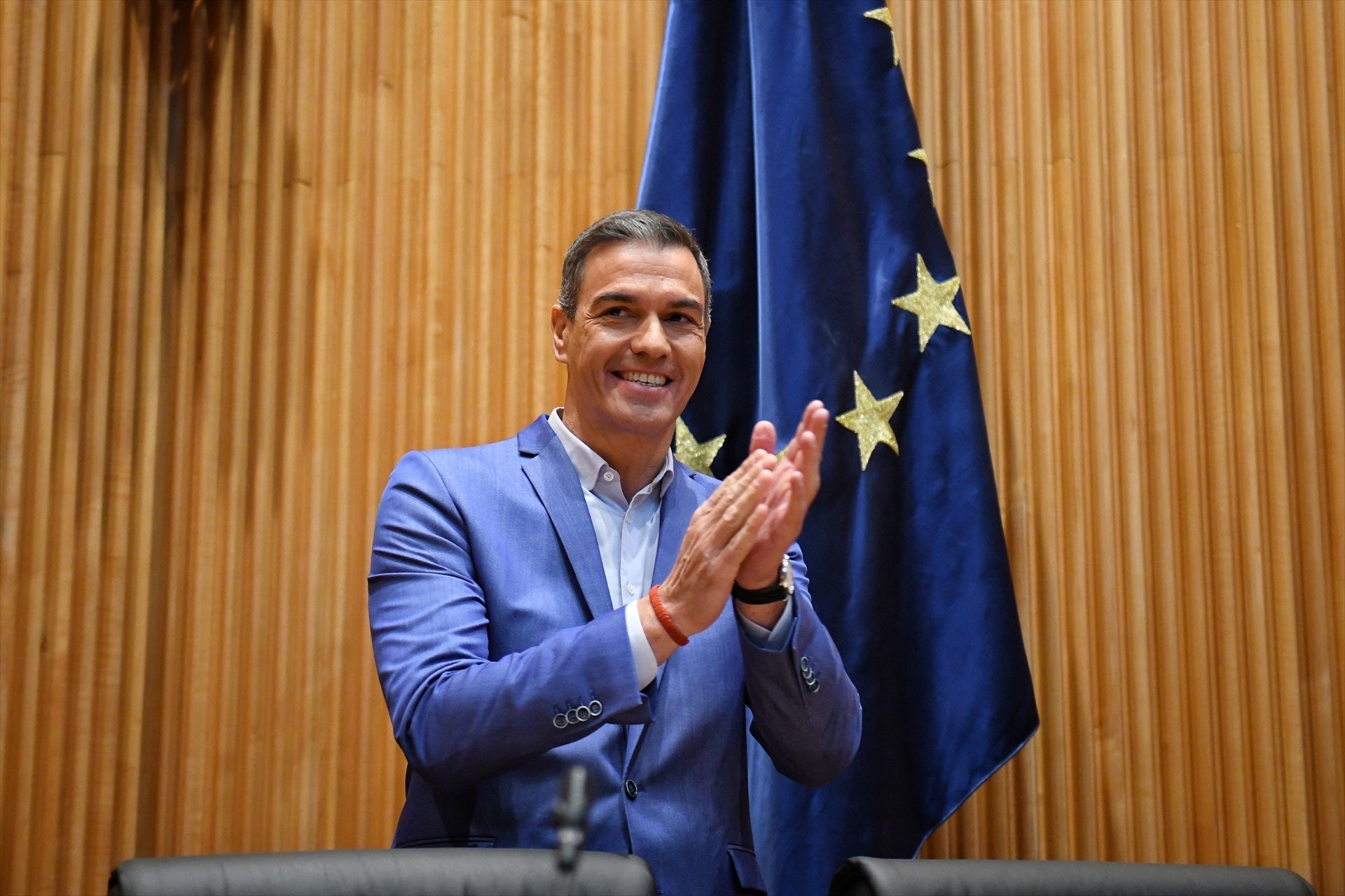Sánchez: "Sudar tinta merece la pena. Hay que ganar" Sánchez: "Sudar tinta merece la pena. Hay que ganar"