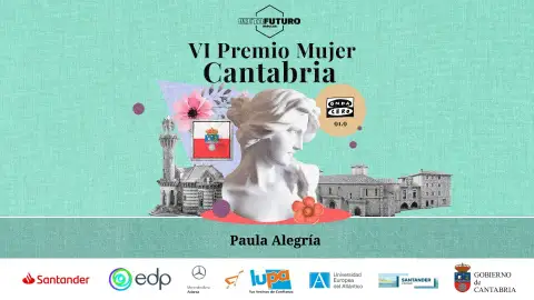 Paula Alegría, candidata al VI Premio Mujer Cantabria Paula Alegría, candidata al VI Premio Mujer Cantabria