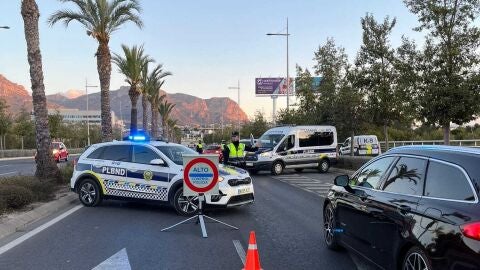 Control de la Policía Local de Benidorm