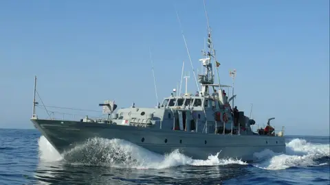 Imagen del patrullero ‘Formentor’ de la Armada española. Imagen del patrullero ‘Formentor’ de la Armada española.