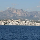 Bahía de Altea. Altea desde el mar Bahía de Altea. Altea desde el mar